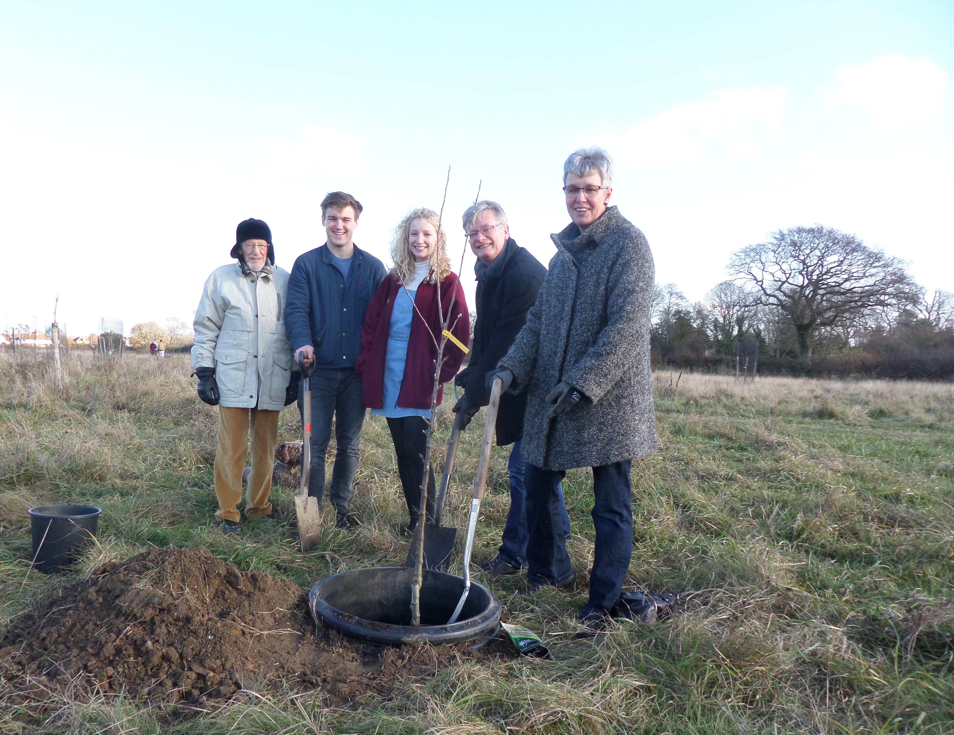 Seven New Apple Trees Planted