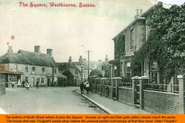 WESTBOURNE HISTORY PHOTO, SQUARE, NORTH STREET, TRUDGETT, SWEET SHOP