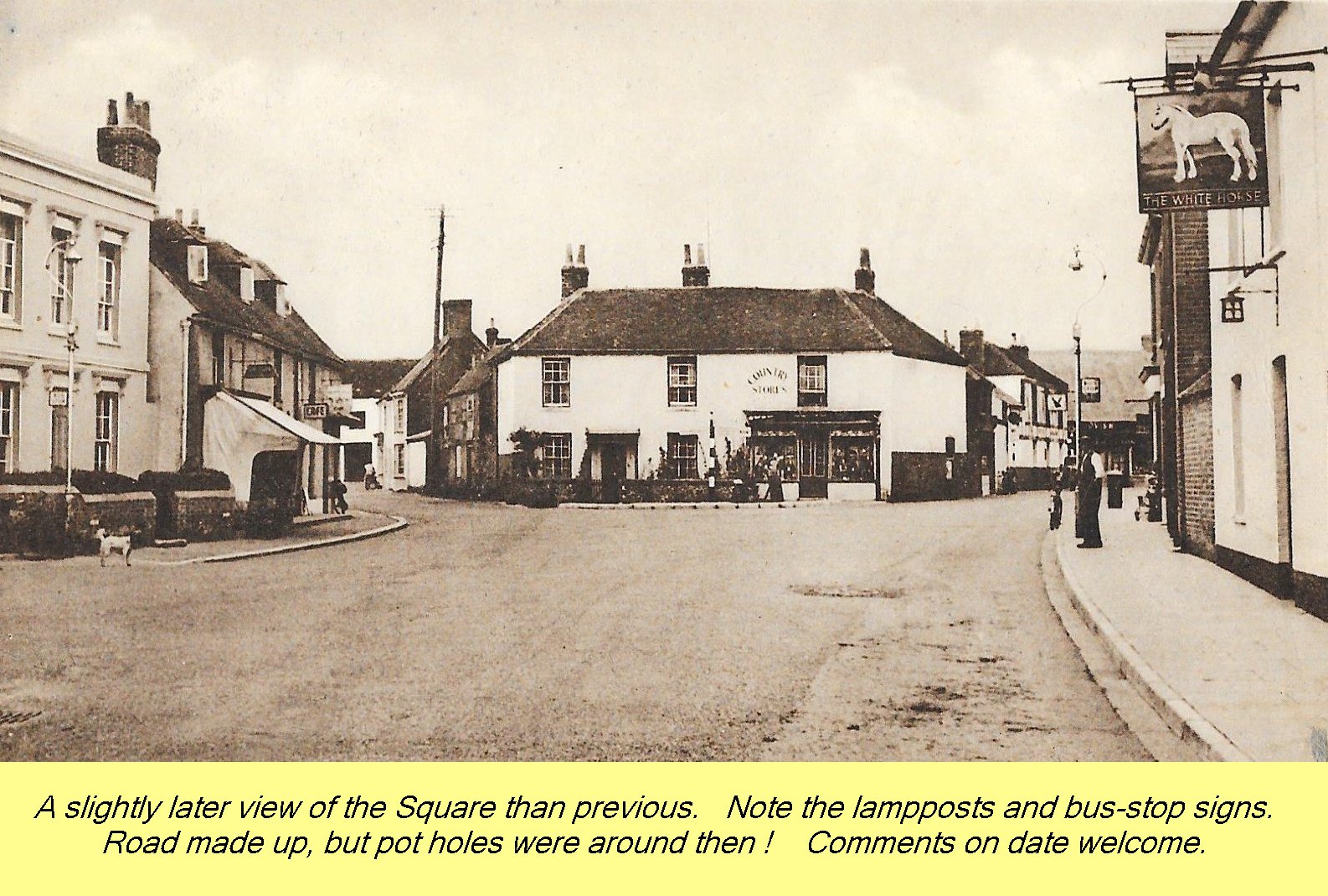 WESTBOURNE HISTORY PHOTO, SQUARE, BUS STOP