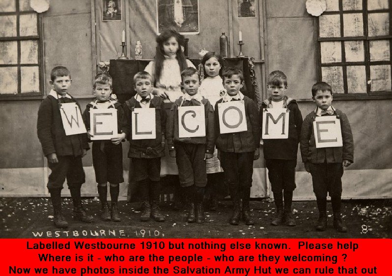 WESTBOURNE HISTORY PHOTO, WELCOME, 1910