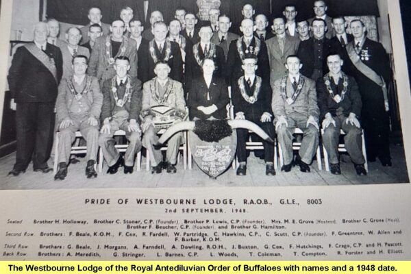 WESTBOURNE HISTORY PHOTO, RAOB Lodge 1948