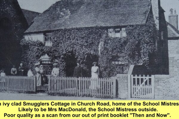 WESTBOURNE HISTORY PHOTO, SMUGGLERS COTTAGE, SCHOOL HOUSE, MACDONALD,